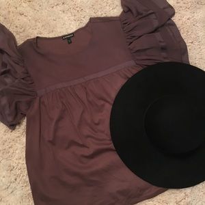 EXPRESS Flutter Sleeve Top